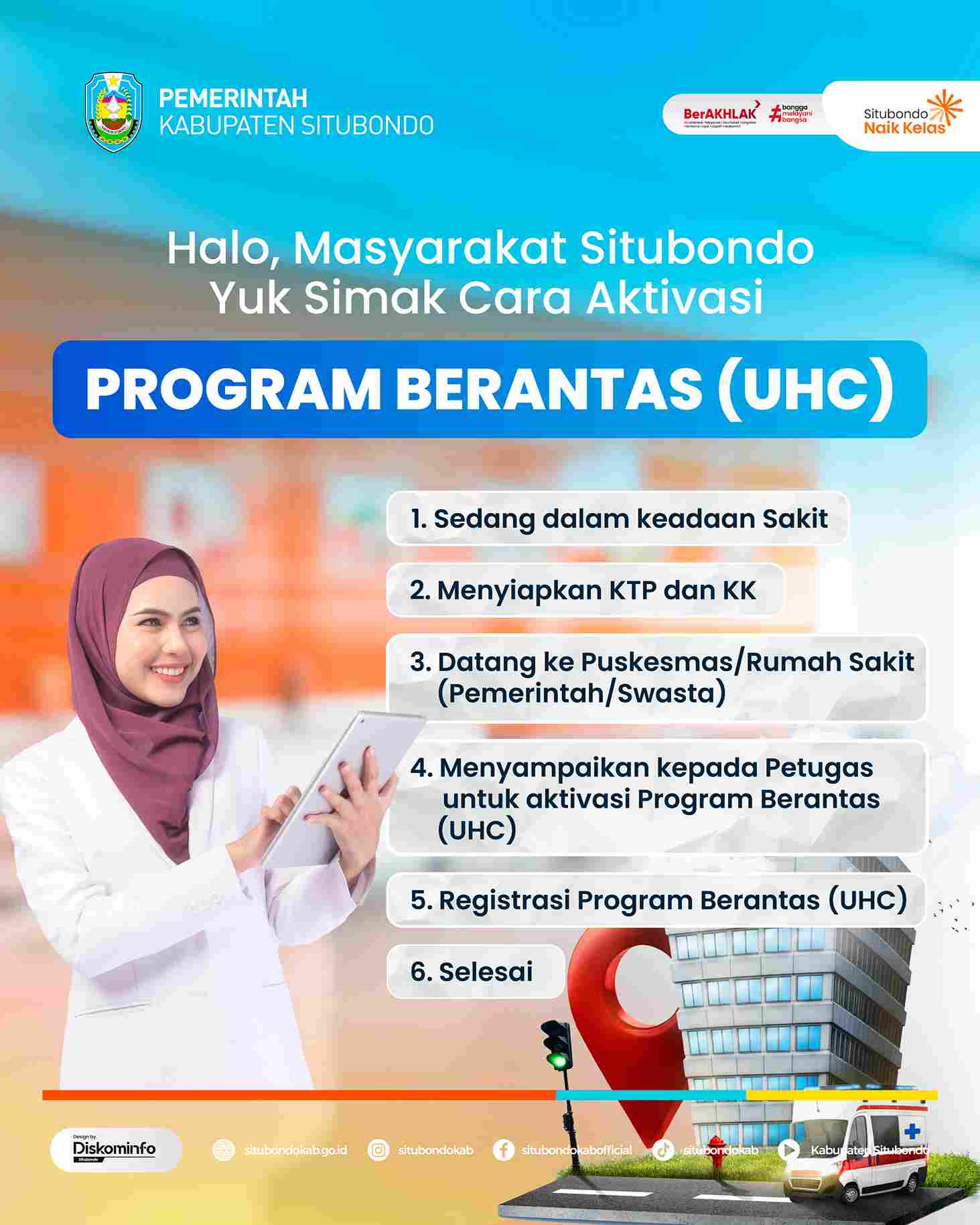 Program Berantas (berobat gratis tanpa batas) sudah aktif!