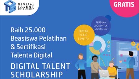 Kementerian Kominfo Buka Peluang Beasiswa Digital Talent 2019 (GEL. I)